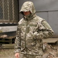 Raptor Tac, Softshell Jacket Hanter Pro Pixel Ukrainian Armed Forces with Fleece