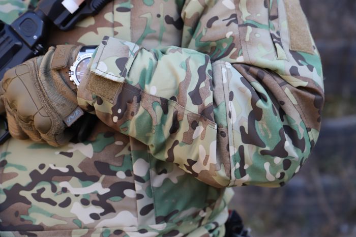 Tactical winter jacket Alpha Light, Multicam, wind and water resistant