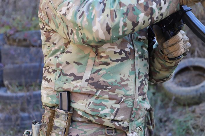 Tactical winter jacket Alpha Light, Multicam, wind and water resistant