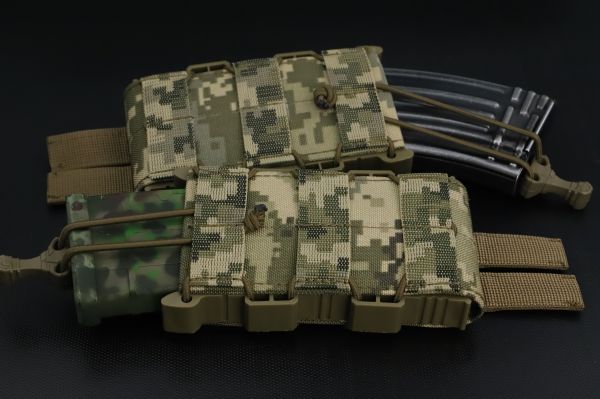 Підсумок під магазин з жорсткими бортами, Піксель, під АК для калібрів 5.45, 7.62, 5.56