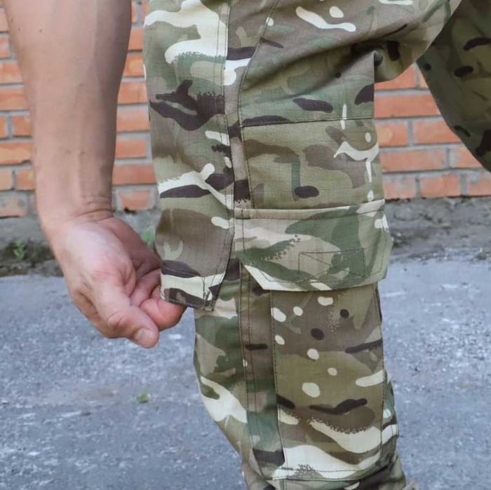 Tactical set Infantry Armed Forces of Ukraine, 95/5 Multicam Ripstop, Jacket+Pants, does not support combustion