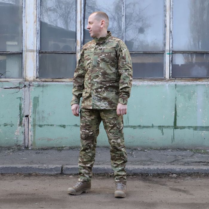 Тактический комплект ВСУ,65/35 Multicam Ripstop, Китель+Брюки