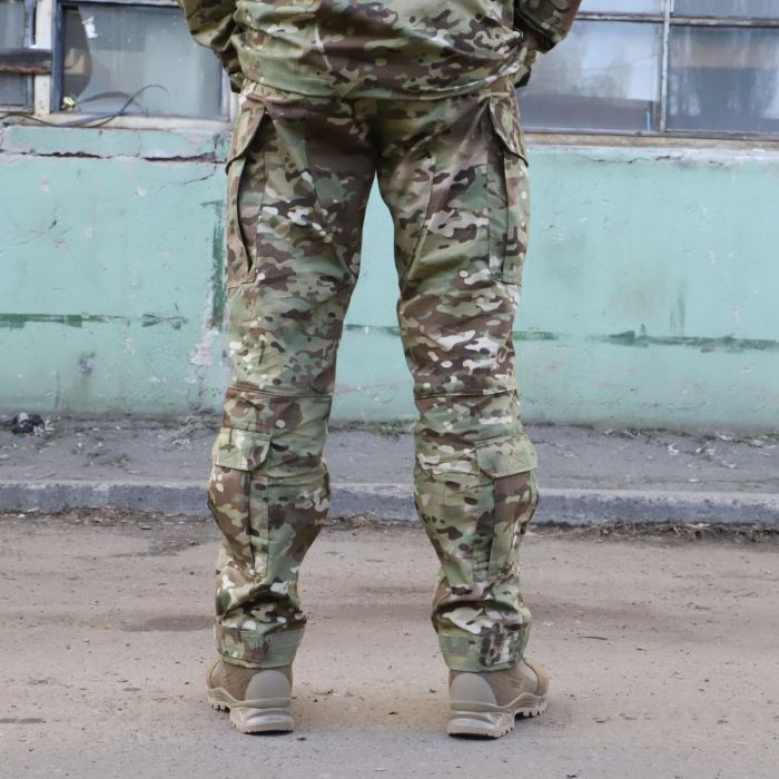 Тактичний комплект ЗСУ,65/35 Multicam Ripstop, Кітель+Штани