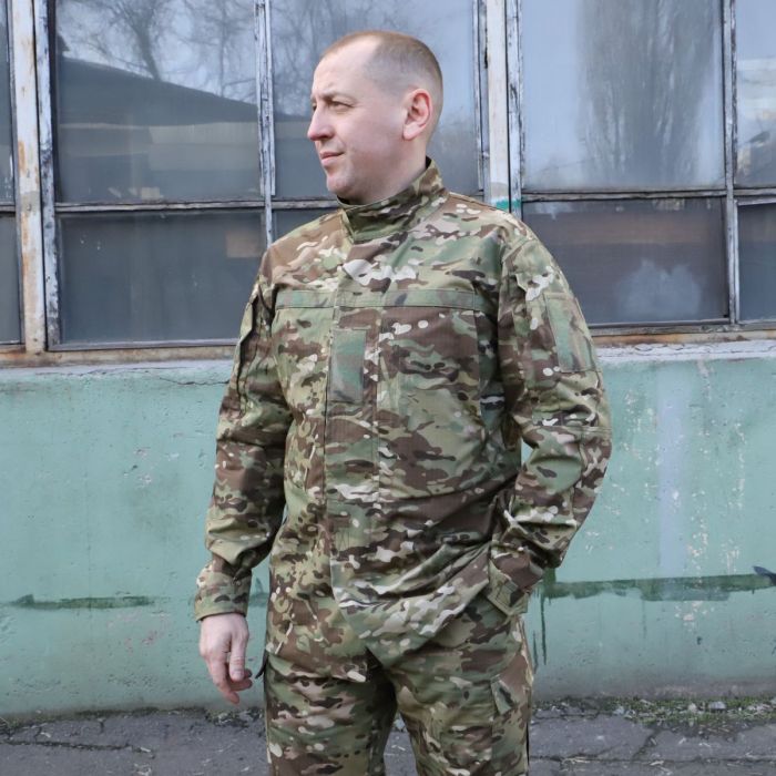 Тактичний комплект ЗСУ,65/35 Multicam Ripstop, Кітель+Штани