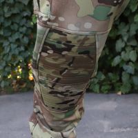 Тактические штаны с наколенниками Штурм, Soft Shell Multicam, Cordura