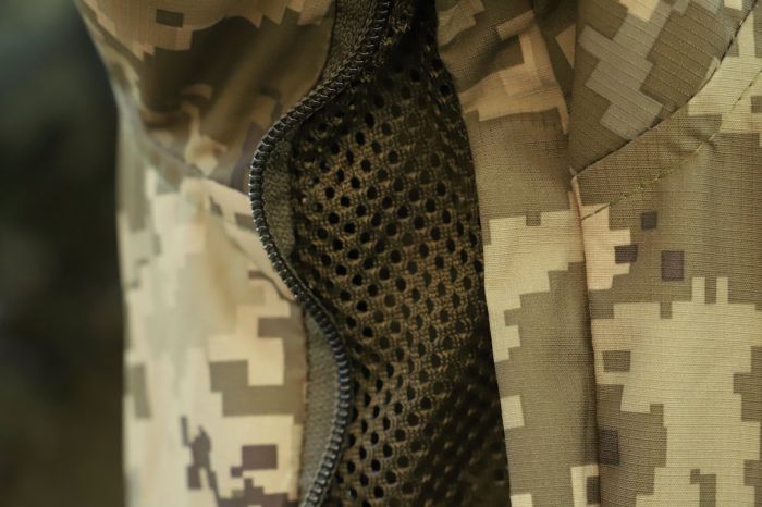 Тактична зимова куртка Альфа, Nord Storm Піксель Ripstop, Cordura 500D, вітро та вологозахисна