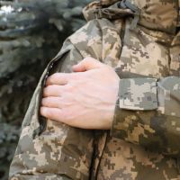 Тактична зимова куртка Альфа, Nord Storm Піксель Ripstop, Cordura 500D, вітро та вологозахисна