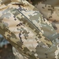 Тактична зимова куртка Альфа, Nord Storm Піксель Ripstop, Cordura 500D, вітро та вологозахисна