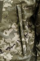 Raptor Tac, Soft Shell pixel suit, on "Storm" fleece