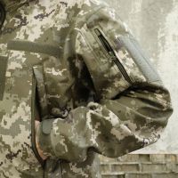 Raptor Tac, Soft Shell pixel suit, on "Storm" fleece