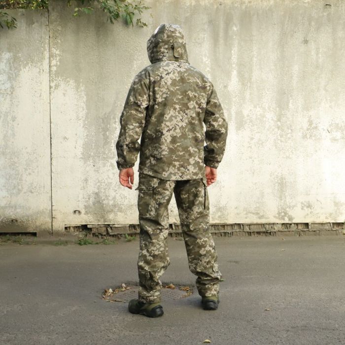 Raptor Tac, костюм Soft Shell пиксель, на флисе "Шторм"