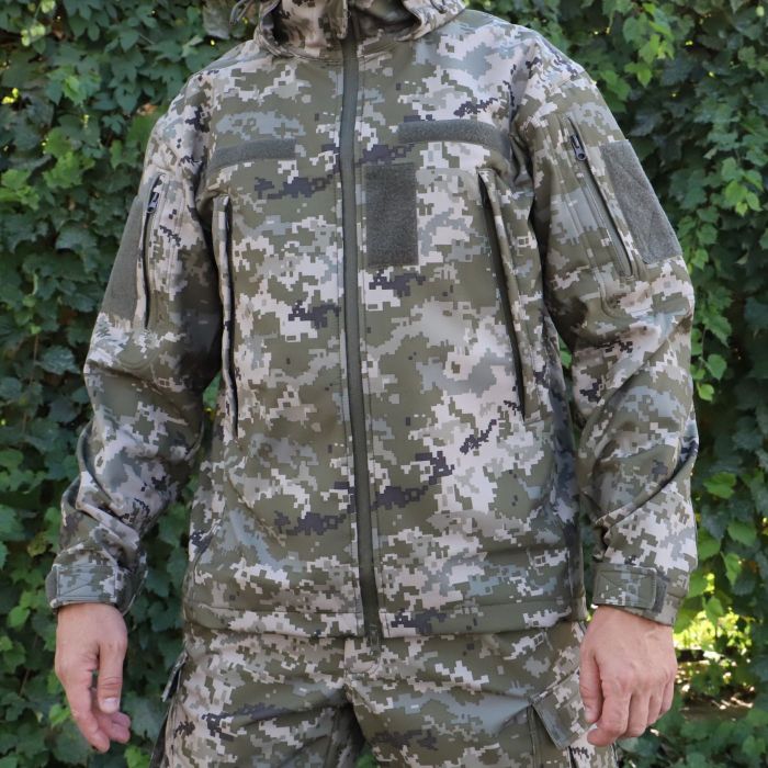 Тактична куртка Шторм, Піксель Soft Shell