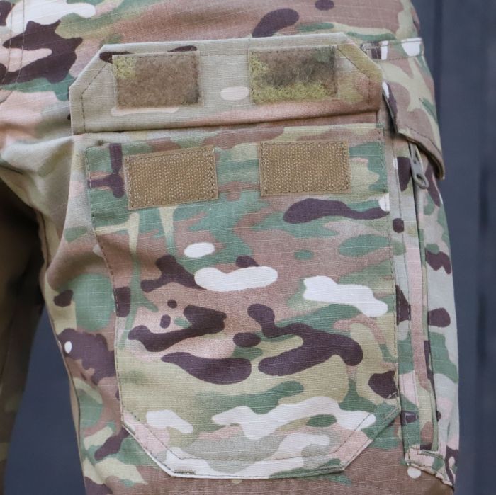 Тактичні штани з наколінниками PREDATOR, 50/50 NyCo Original Multicam Ripstop, Flex Coyote