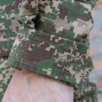 Тактичний комплект Піхота ЗСУ,65/35 Піксель Хижак Ripstop, Кітель+Штани