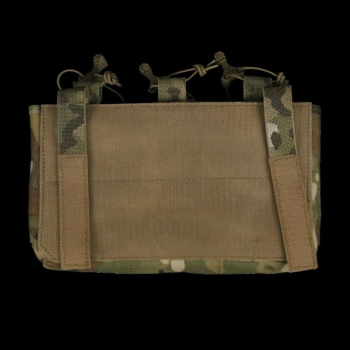 Підсумок під 3 магазини на передню панель плитоноски, Cordura 500 D MultiCam, LaserCut