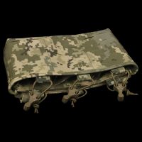 Pouch for 3 magazines on the front panel of the plate carrier, Cordura 500 D Pixel, LaserCut