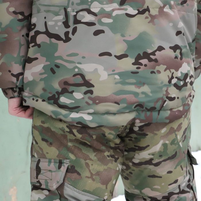 Тактична зимова куртка Хуртовина, Nord Storm Multicam Ripstop, вітро та вологозахисна