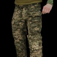 Tactical pants with knee pads PREDATOR,   100% coton, Pixel, Ripstop