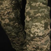 Tactical pants with knee pads PREDATOR,   100% coton, Pixel, Ripstop