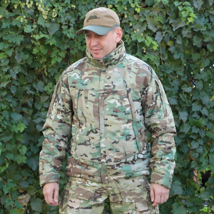 Tactical winter jacket Alpha Light, Multicam, wind and water resistant