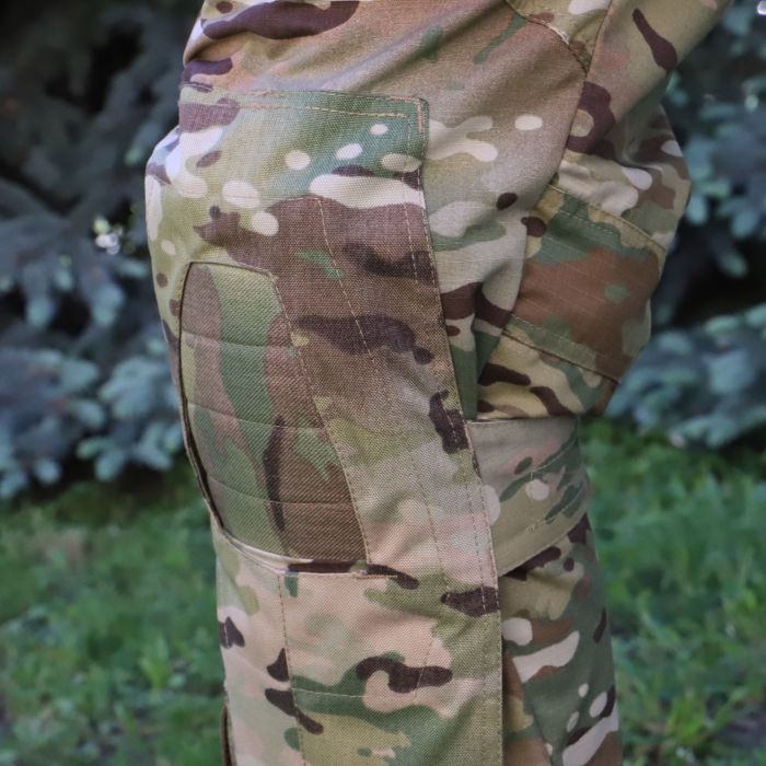Тактичні штани з наколінниками RAPTOR PRO, 50/50 NyCo Original MultiCam VTX Ripstop, Cordura 500D