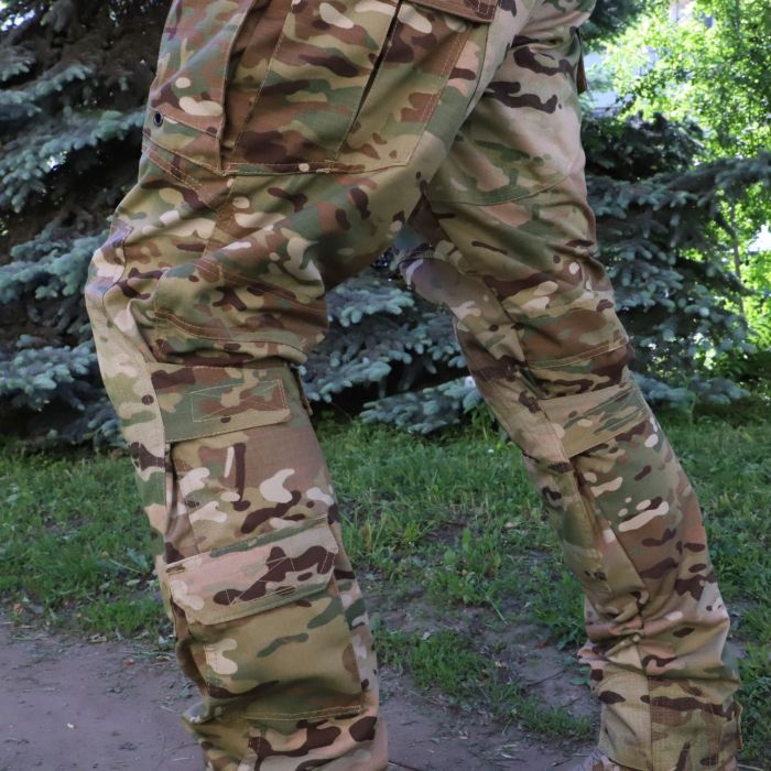 Тактичні штани з наколінниками RAPTOR PRO, 50/50 NyCo Original MultiCam VTX Ripstop, Cordura 500D