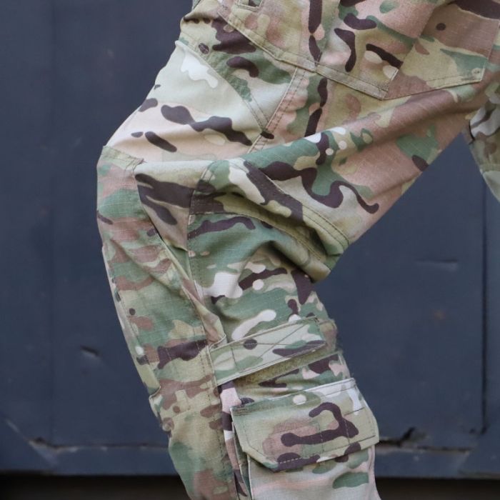 Tactical pants with knee pads PREDATOR, 50/50 NyCo Original Multicam VTX Ripstop,  MultiCam Original Flex