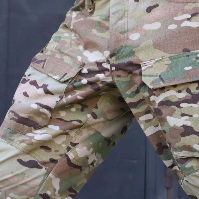 Tactical pants with knee pads PREDATOR, 50/50 NyCo Original Multicam VTX Ripstop,  MultiCam Original Flex