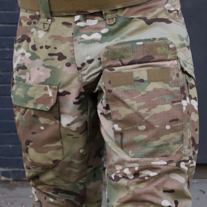 Tactical pants with knee pads PREDATOR, 50/50 NyCo Original Multicam VTX Ripstop,  MultiCam Original Flex