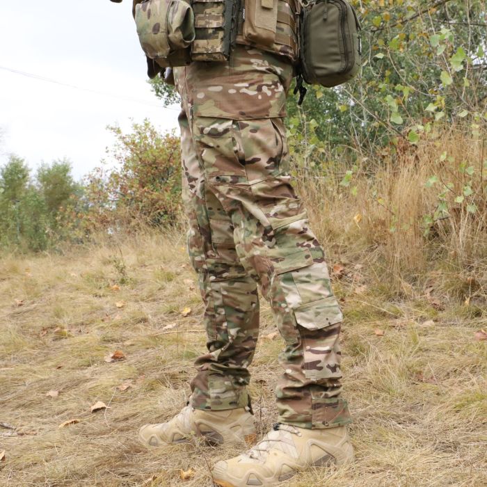 Тактические штаны с наколенниками RAPTOR PRO, 50/50 NyCo Original MultiCam Ripstop