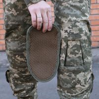 Тактические штаны с наколенниками PREDATOR, 65/35 Пиксель, Ripstop