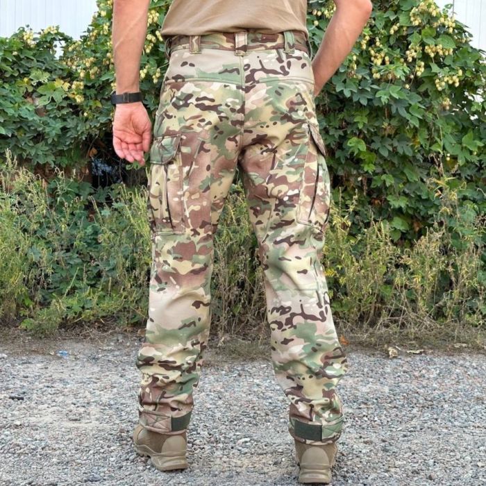 Tactical demi-season pants Armed Forces of Ukraine, Soft Shell Multicam