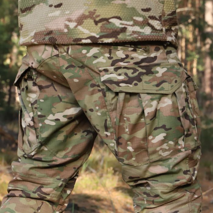 Тактичні штани з наколінниками PREDATOR, 50/50 NyCo Original Multicam Ripstop