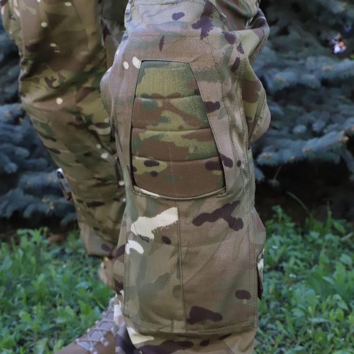 Tactical pants with knee pads RAPTOR PRO, 95/5 Original MTP Ripstop, Flex, does not support combustion