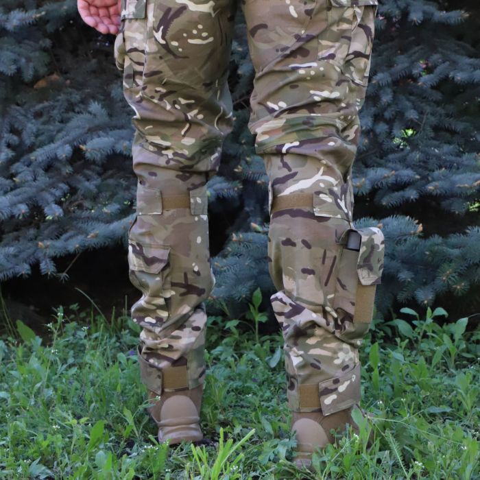 Tactical pants with knee pads RAPTOR PRO, 95/5 Original MTP Ripstop, Flex, does not support combustion