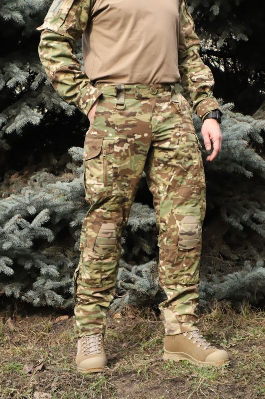 Тактические штаны с наколенниками RAPTOR, 50/50 MultiCam Ripstop