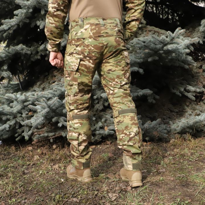 Тактические штаны с наколенниками RAPTOR, 50/50 MultiCam Ripstop