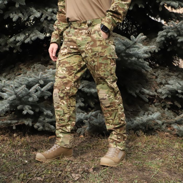 Тактические штаны с наколенниками RAPTOR, 50/50 MultiCam Ripstop