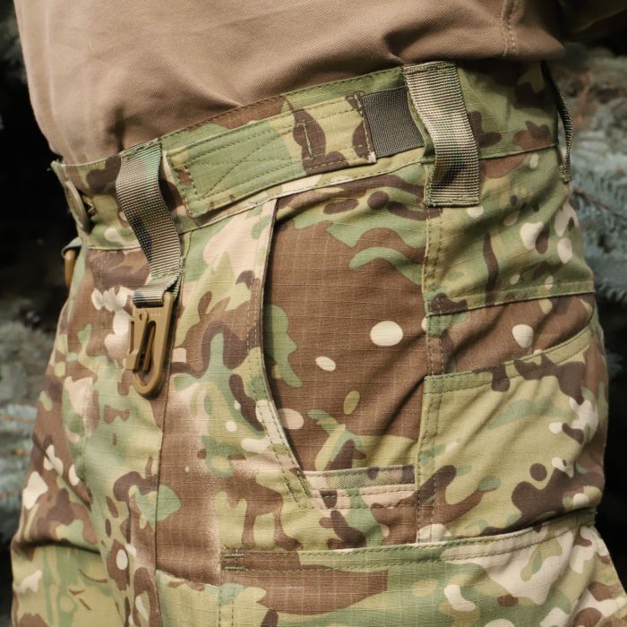 Tactical pants with knee pads RAPTOR, 50/50 MultiCam Ripstop