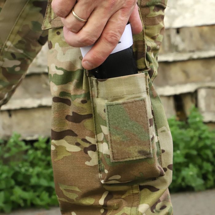 PREDATOR Gen 3 — тактические штаны Multicam, эластичные вставки ТАН, с наколенниками | Raptor Tac