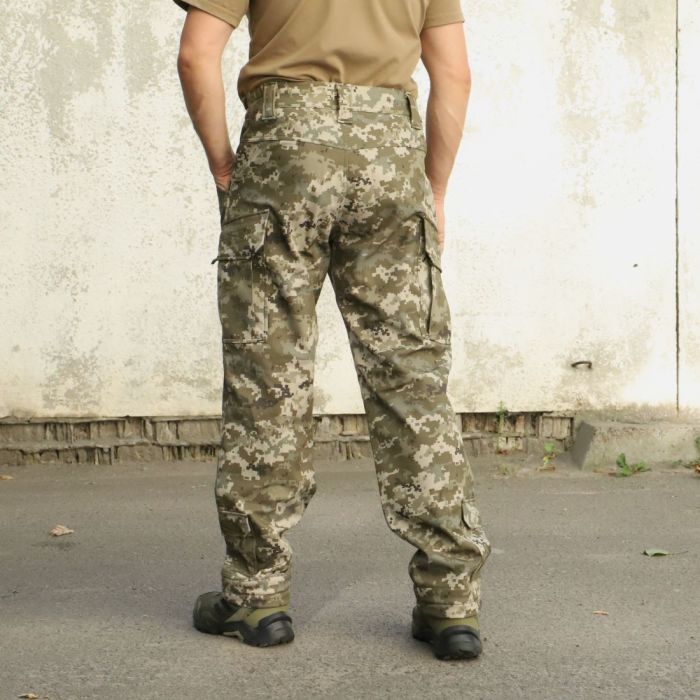 Raptor Tac, штаны ВСУ Soft Shell на флисе пиксель
