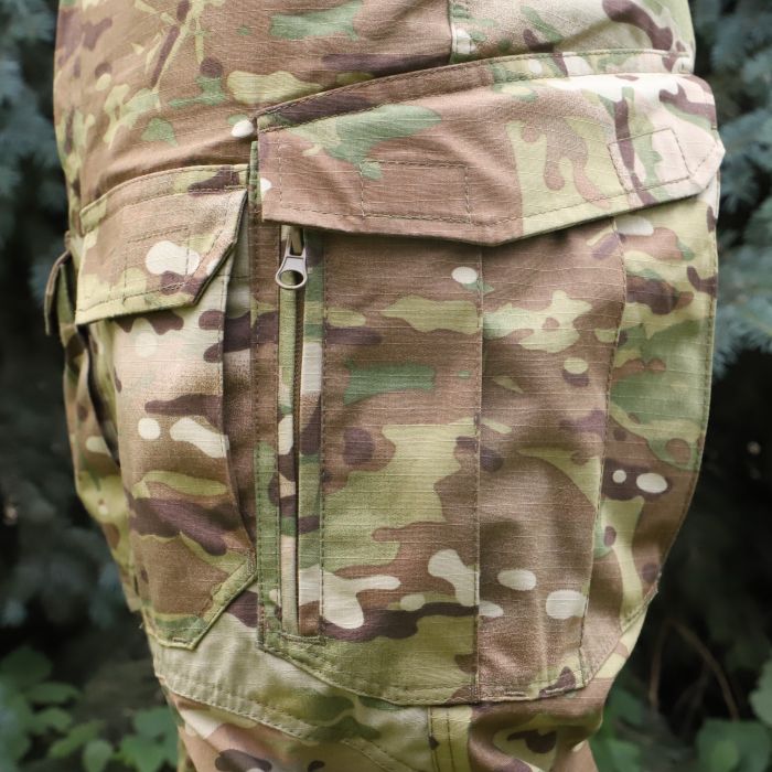 PREDATOR — тактичні штани Multicam | 50% бавовна, 50% нейлон, Rip-Stop, еластичні вставки| Raptor Tac