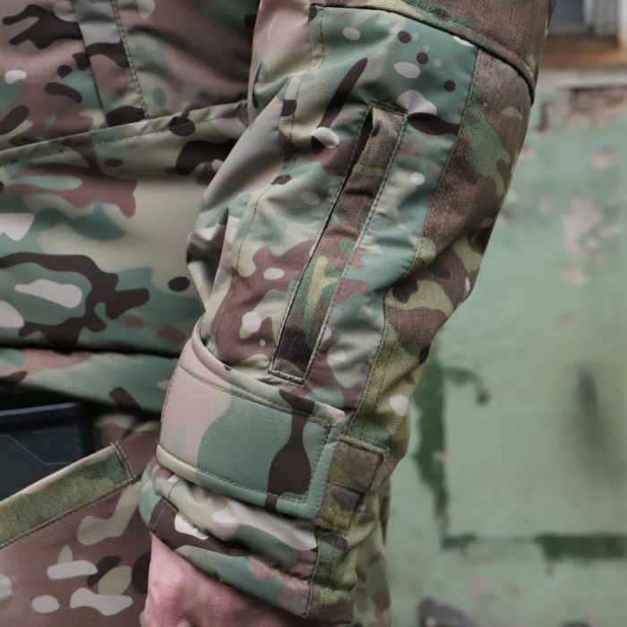 Тактична зимова куртка  Альфа, Nord Storm Multicam Ripstop, Cordura USA Original, вітро та вологозахисна