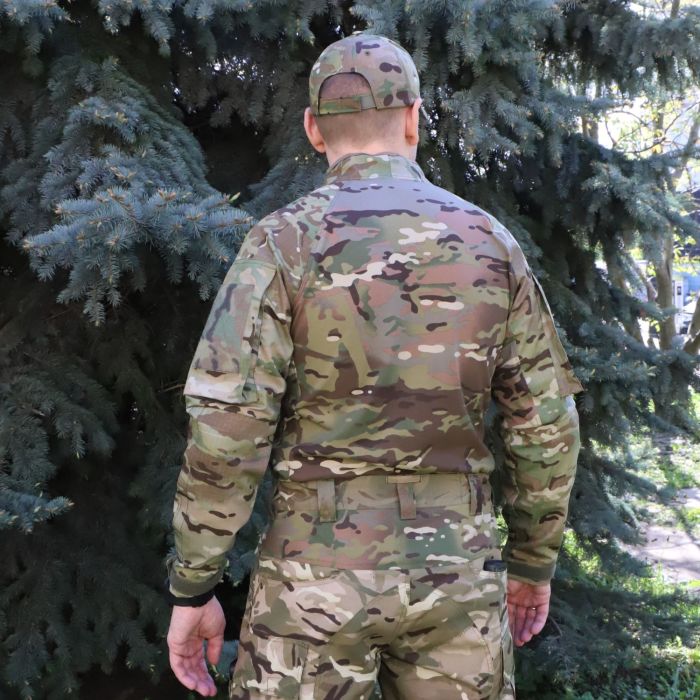 Тактична сорочка UBACS ЗСУ, 50/50 Multicam Ripstop, Multicam