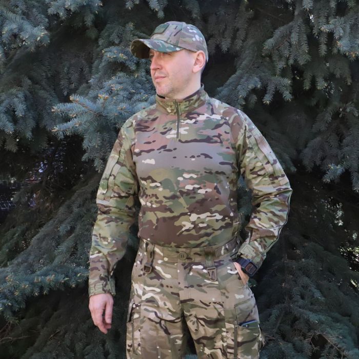 Тактична сорочка UBACS ЗСУ, 50/50 Multicam Ripstop, Multicam