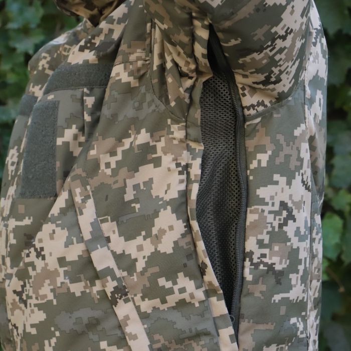 Тактична зимова куртка Alpha Ligh Nord Storm Піксель ripstop Raptor Tac